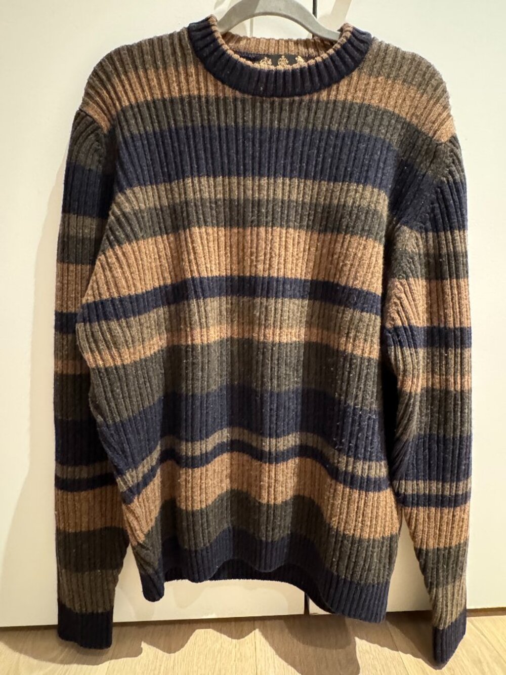 Vintage Barbour 100% Extra Fine Merino Wool Sweater Men’s XL Scotland